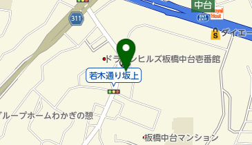 中台三丁目集会所の地図画像