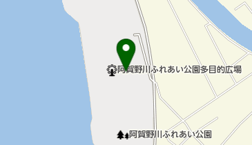 阿賀野川ふれあい公園の地図画像