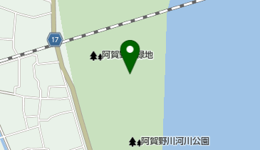 阿賀野川河川公園の地図画像