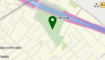 小塚山公園の地図画像