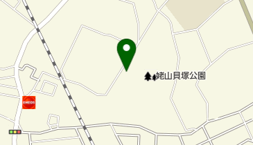 姥山貝塚公園の地図画像