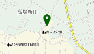 弁天池公園の地図画像