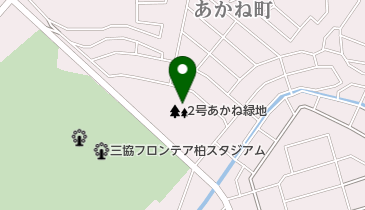 あかね緑地の地図画像