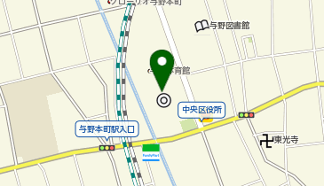 さいたま市中央区役所 本館の地図画像