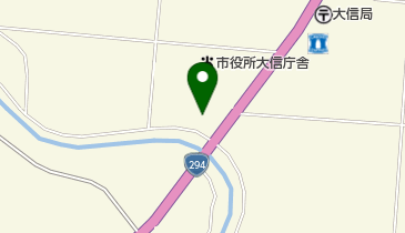 白河市立大信図書館の地図画像