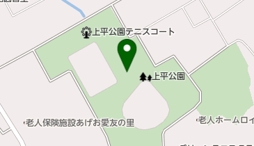 上平公園の地図画像