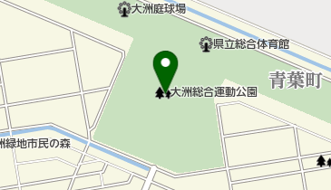 大洲総合運動公園の地図画像