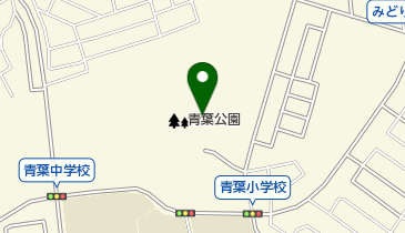 青葉公園の地図画像