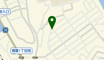 青葉台西公園の地図画像