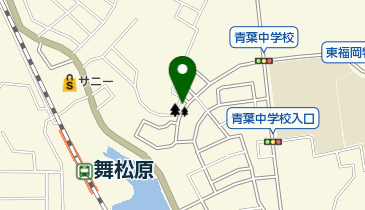 青葉西緑地の地図画像