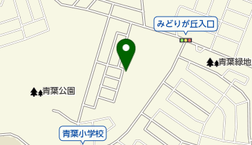 青葉二又池緑地の地図画像