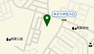 青葉山手公園の地図画像