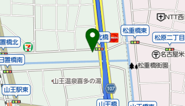 松重閘門公園の地図画像