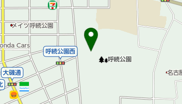 呼続公園野球場の地図画像