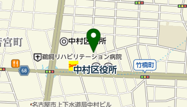 竹二西部児童遊園の地図画像