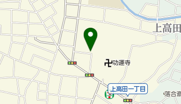 中野区 上高田東高齢者会館の地図画像