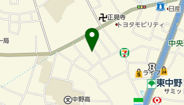 中野区 昭和高齢者会館の地図画像