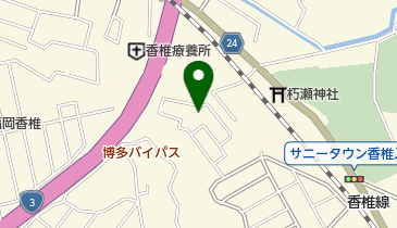 香椎宮前2号公園の地図画像