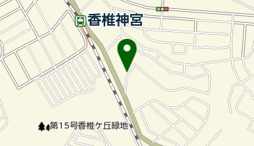 香椎10号公園の地図画像