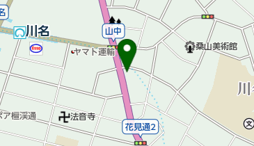 川名山児童公園の地図画像