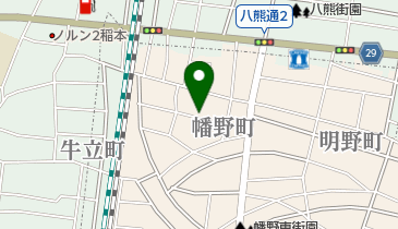 幡野児童遊園の地図画像