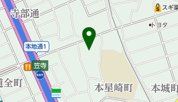 本廻児童遊園の地図画像