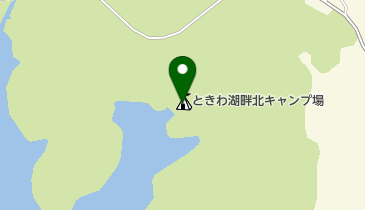ときわ湖畔北キャンプ場の地図画像