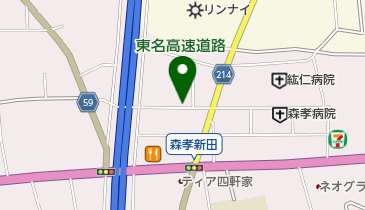 仲よし広場の地図画像