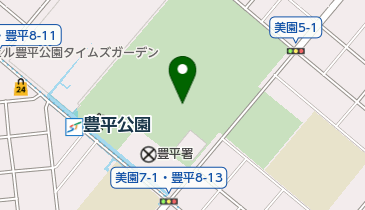 豊平公園の地図画像