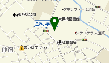 板橋区立植村記念加賀スポーツセンターの地図画像
