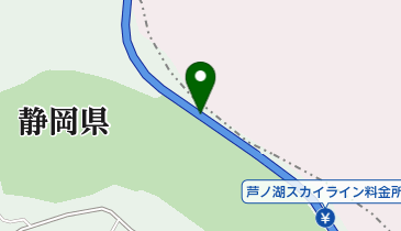 メロディベープ「残酷な天使のテーゼ」/芦ノ湖スカイライン(下り線)の地図画像