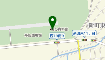 馬の資料館の地図画像