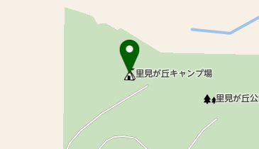 里見が丘公園キャンプ場の地図画像