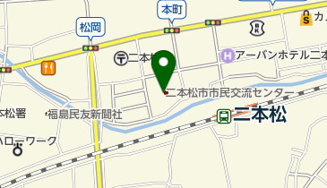二本松市市民交流センターの地図画像
