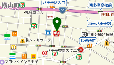 八王子市 生涯学習センターの地図画像