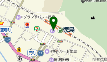 とくしま移住交流促進センターの地図画像