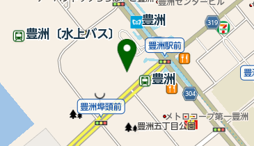 豊洲シビックセンターの地図画像