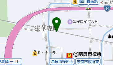 奈良市企業局本庁舎の地図画像