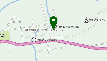 ひがし大雪自然館の地図画像