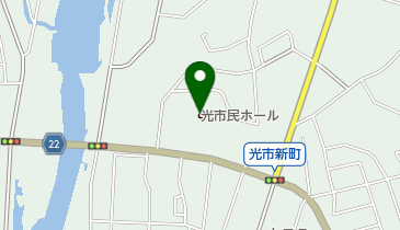 光市民ホールの地図画像