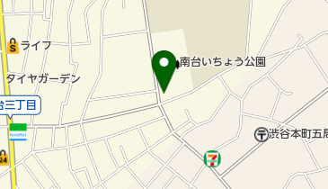 南台いちょう公園の地図画像