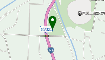 上田古戦場公園テニスコートの地図画像