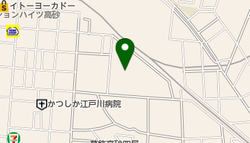 葛飾区高砂北公園の地図画像