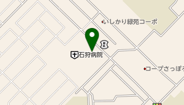 石狩病院の地図画像
