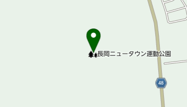 長岡市 ニュータウン運動公園の地図画像