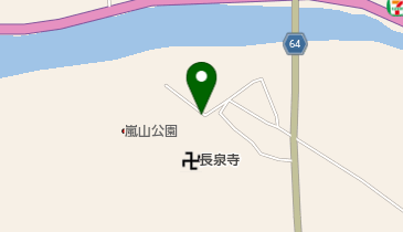 嵐山公園の地図画像