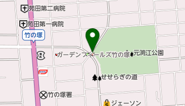 元渕江公園の地図画像