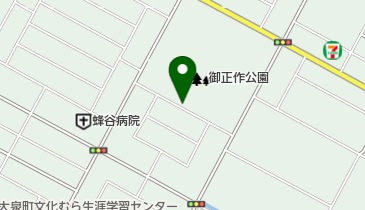 御正作公園の地図画像