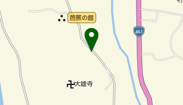 芭蕉公園の地図画像