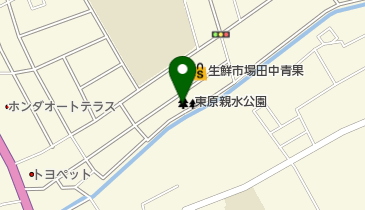 東原親水公園の地図画像